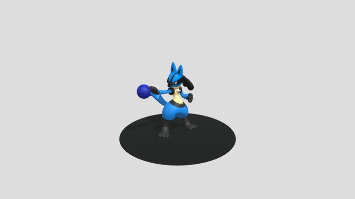 lucario 3D Model