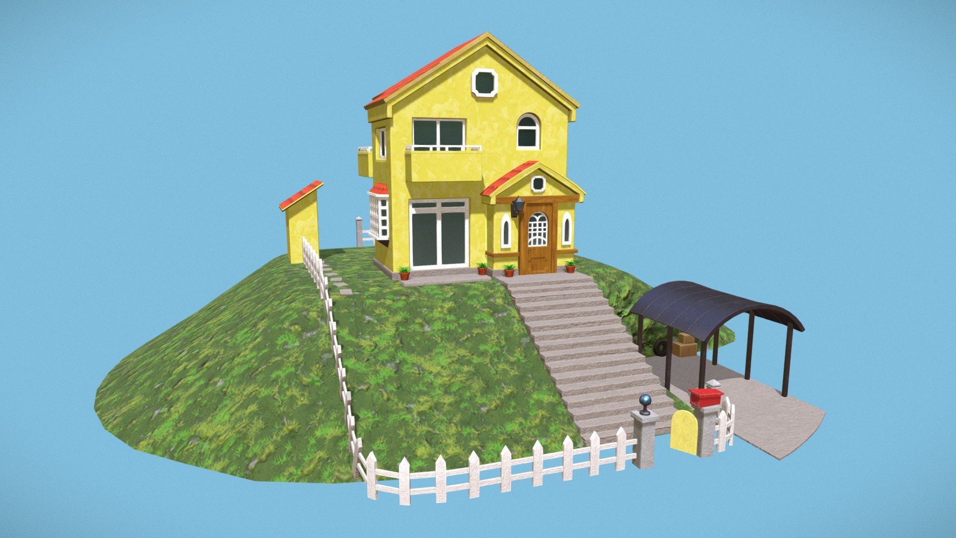 House on the Cliff by the Sea - Ponyo