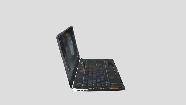 Gaming Laptop 3D Model