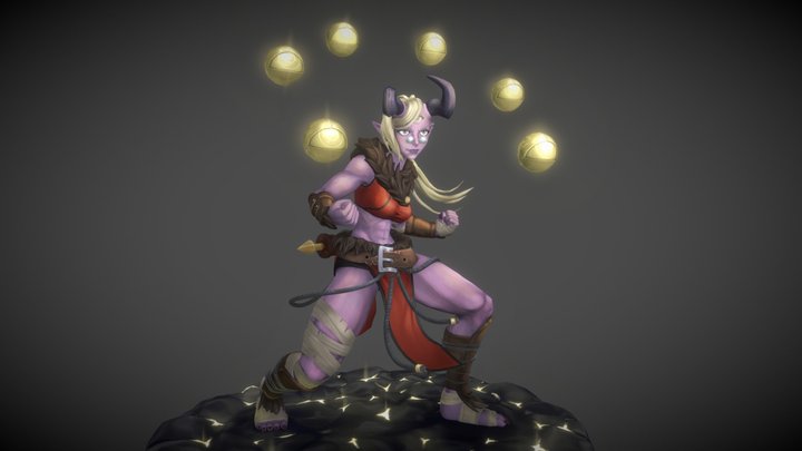 Battle Mage 3D Model