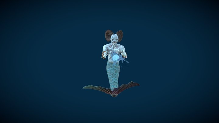 Water Elemental 3D Model