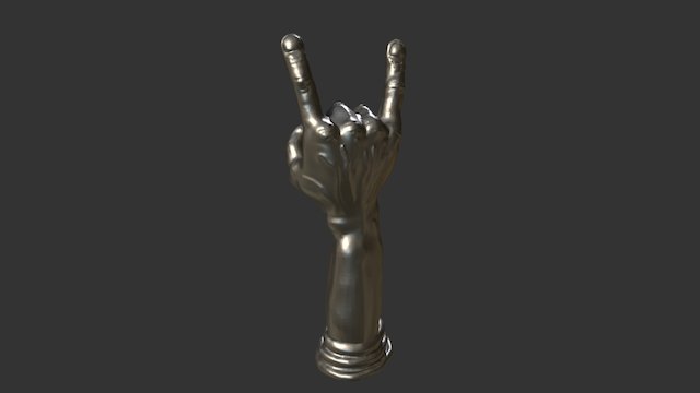 Rock Hand (Oculus Medium) 3D Model