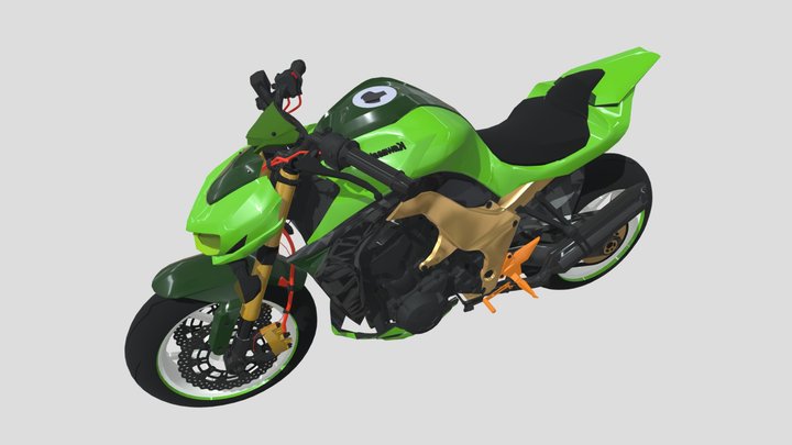 NINJA ST 250 FIGHTER – Gratis 3D-model STL