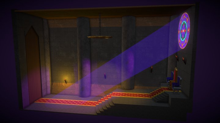Throne Room 3D Model