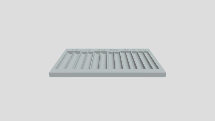 Bandeja Monedes Comissió Mollet 3D Model