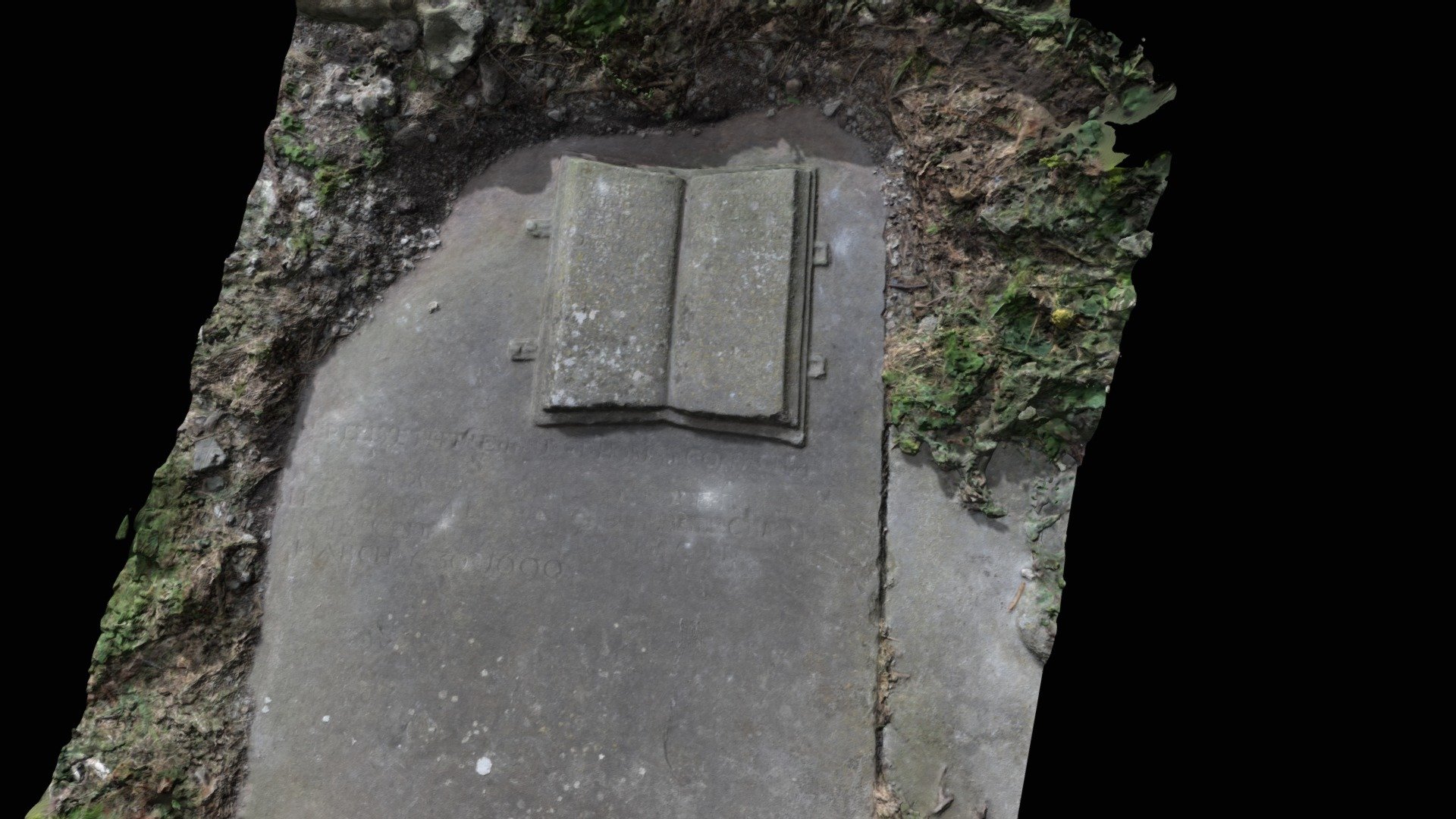 Lynally 17th Century Graveslab