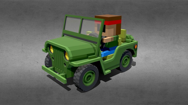 Jeep Willis 3D Model