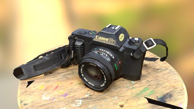 Canon T50 3D Model