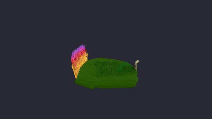 summer-scene-grass 3D Model