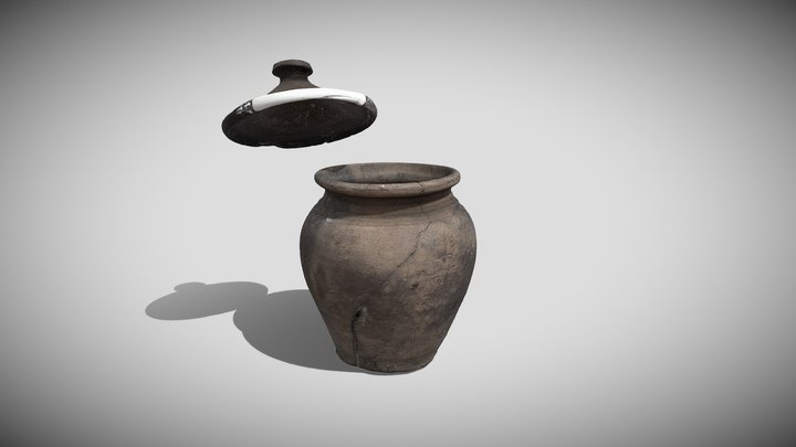 Naczynie i pokrywka / Pot and lid 3D Model