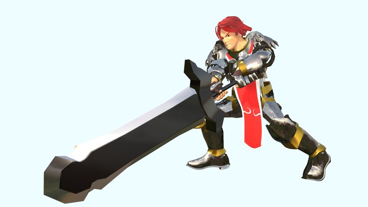 The Red Knight 3D Model