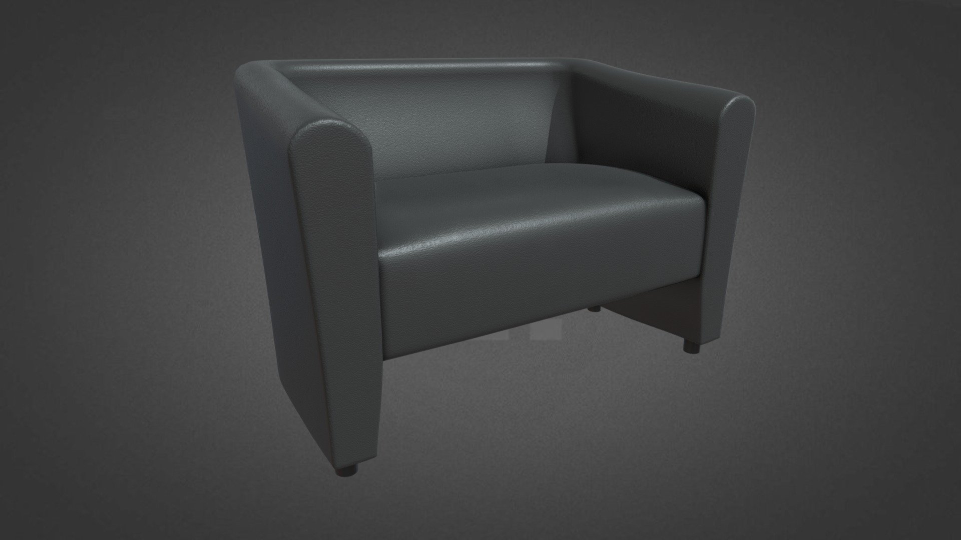 Leather JoJo Sofa Hire — Sketchfab embed 3D viewer