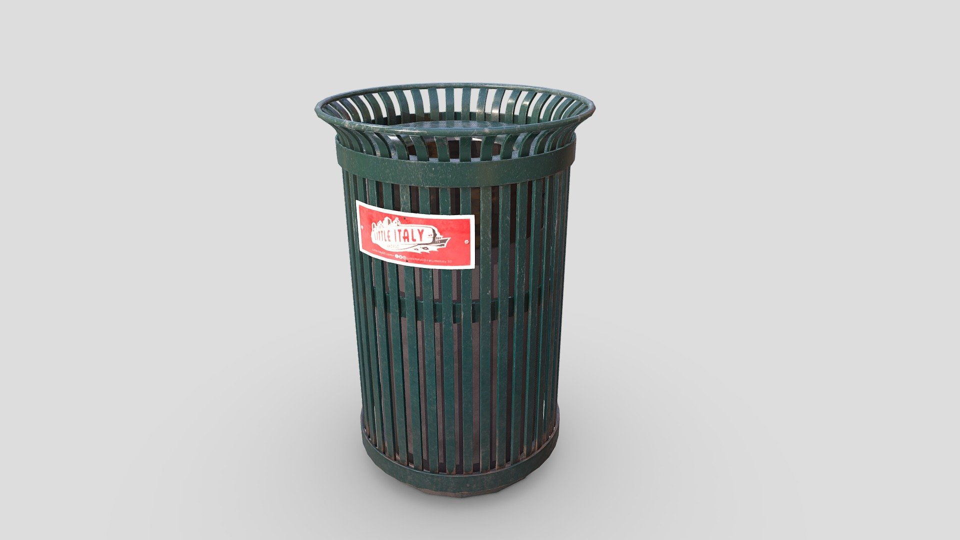 Green City Trash Can