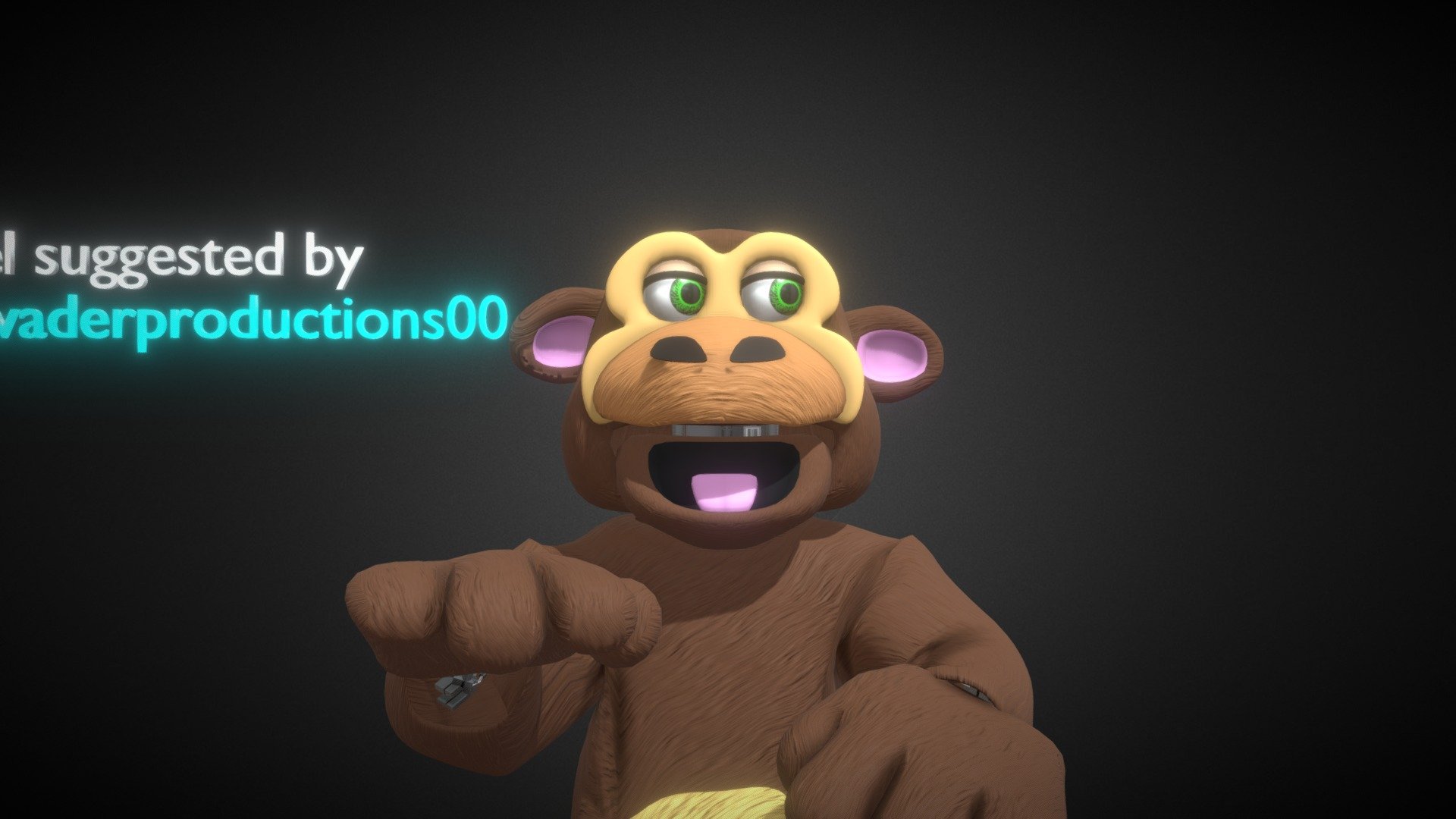 Bongo The Monkey [Rocky and the ramblin rascals] Download Free 3D