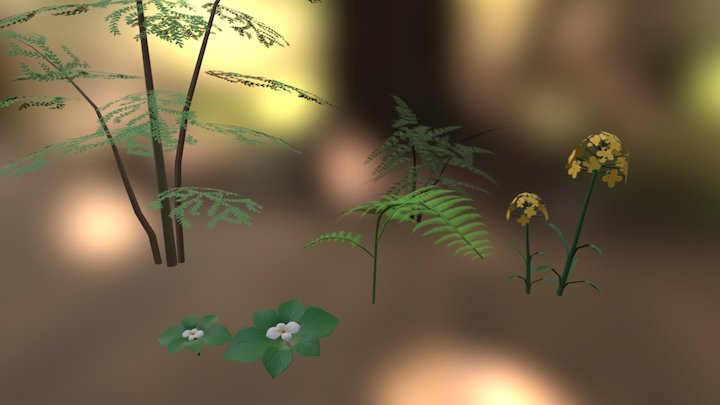 Elegy Models - Foliage 3D Model
