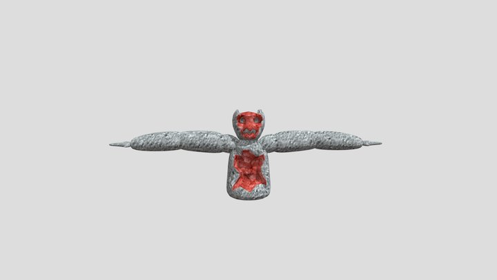 Ripoff of White From Scary Baboon 3D Model