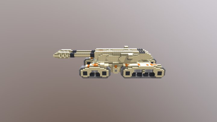 Heavy Mammoth Tank 3D Model