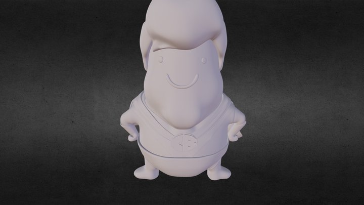 Captain Barbell 3D Model