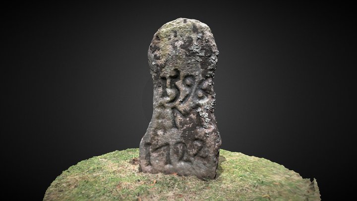 1596 gravestone Glenmuick Kirk, Ballater