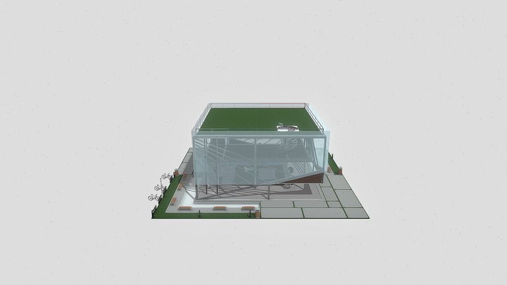 Art & Tech Gallery 3D Model
