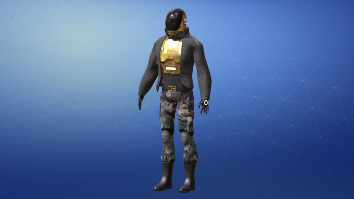 Guy Manuel (Daft Punk) - Fortnite Skin 3D Model