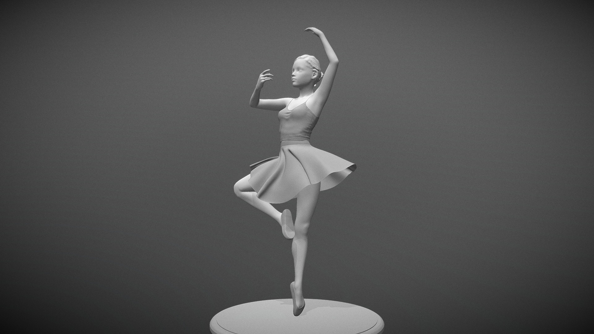 Ballerina Posed 3d Model By Jessestormer [c5d5de5] Sketchfab