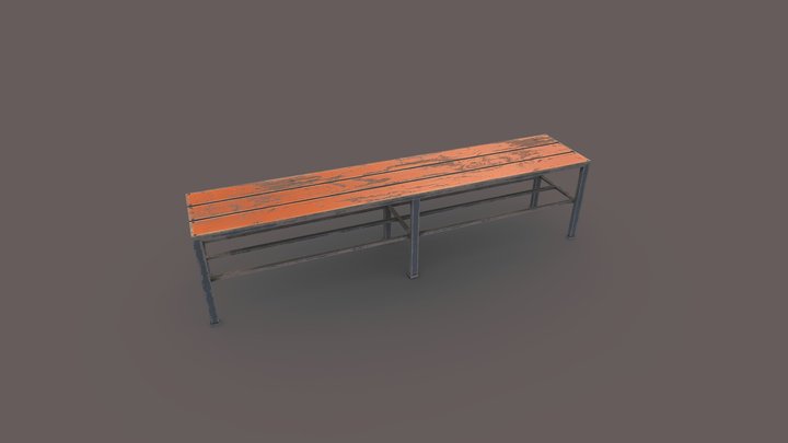 Old Bench – Gratis 3D-model STL