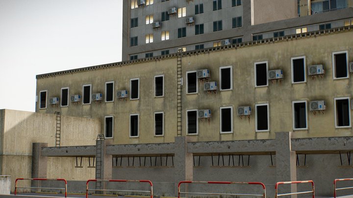 PARKING LOT 3D Model