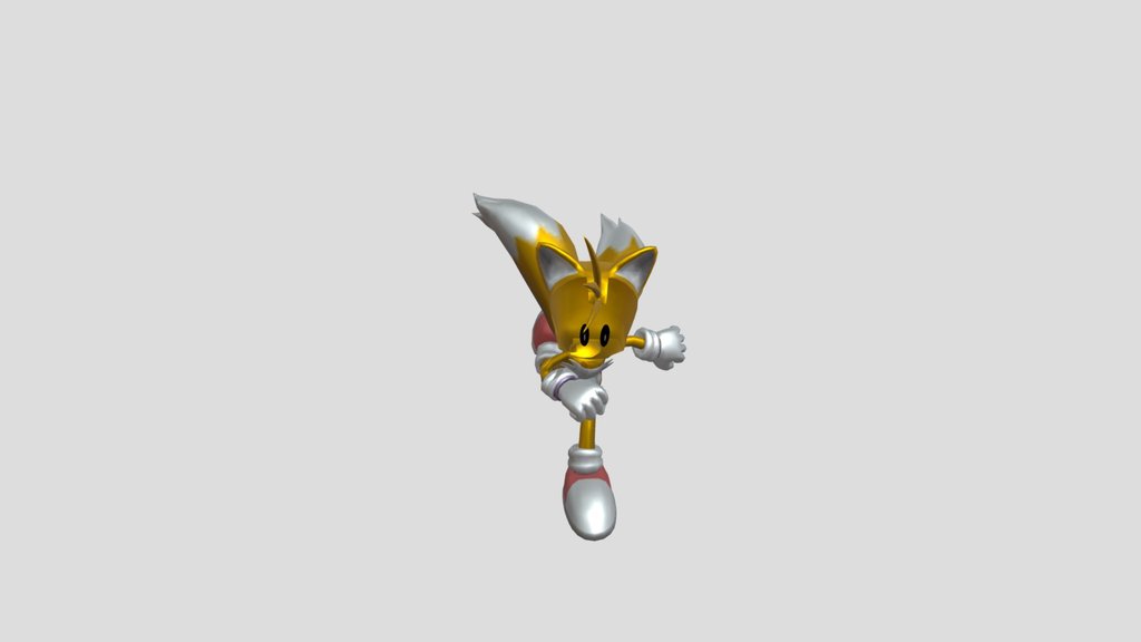 SONIC 06: Tails_run (NO FACE)