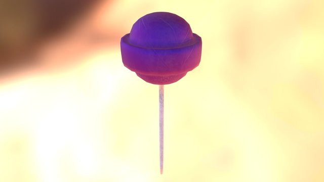 FoodFight Lollipop 3D Model