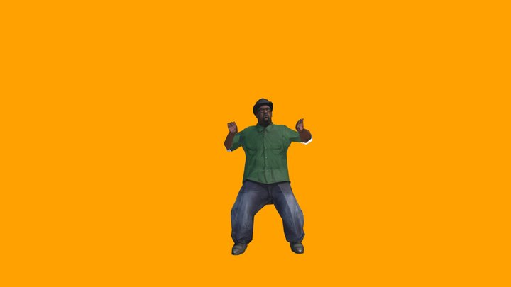 Big smoke is sexy 3D Model