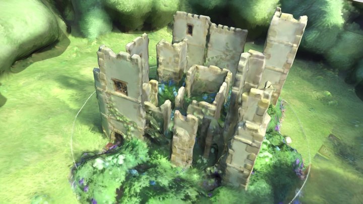 Castillo Ruinas - Tiny Glade 3D Model