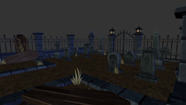 Graveyard 3D Model