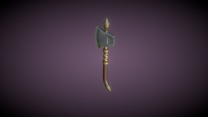 Axe Lowpoly Gameready 3D Model