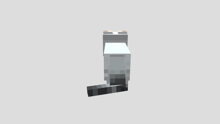 Minecraft Cooper Cat 3D Model
