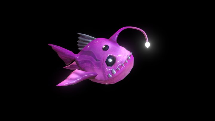 Lantern Fish_swim 3D Model