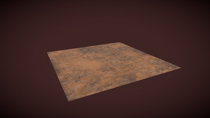 Antique Floor Texture 3D Model