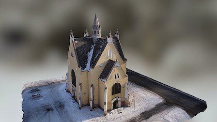 Kostel sv. Josefa, Ústí nad Labem, Předlice 3D Model