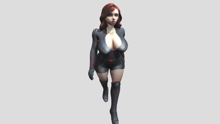 Black Widow 3D Model