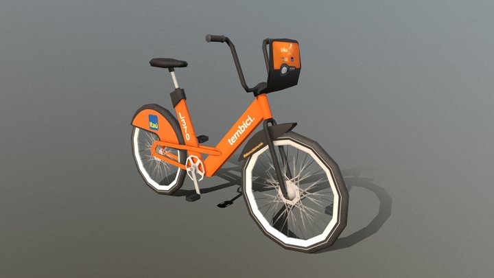 Itau Bike (low poly) 3D Model