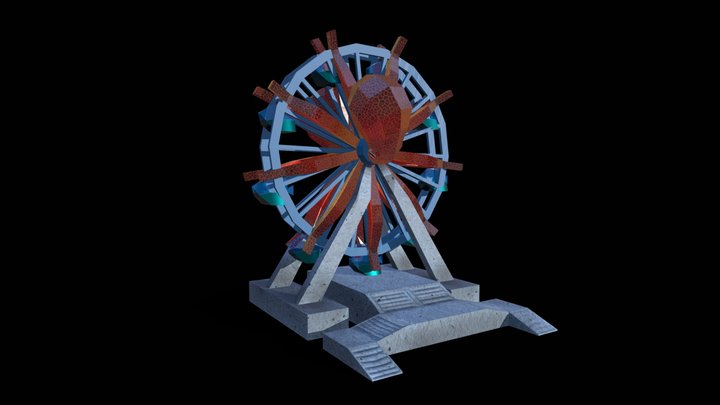OctaWheel 3D Model