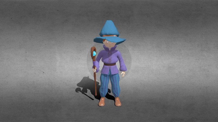 Sorcerer 3D Model