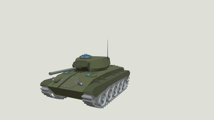 M24 Chaffee 3D Model