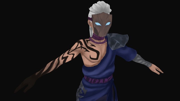 Shadow Apprentice - Legends of Runeterra 3D Model