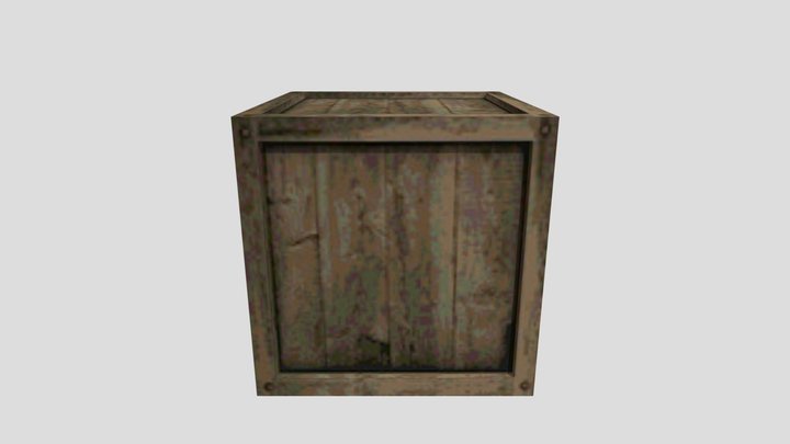 PSX Wood Box 3D Model