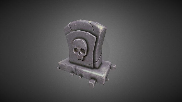 Stylized Tomb 3D Model