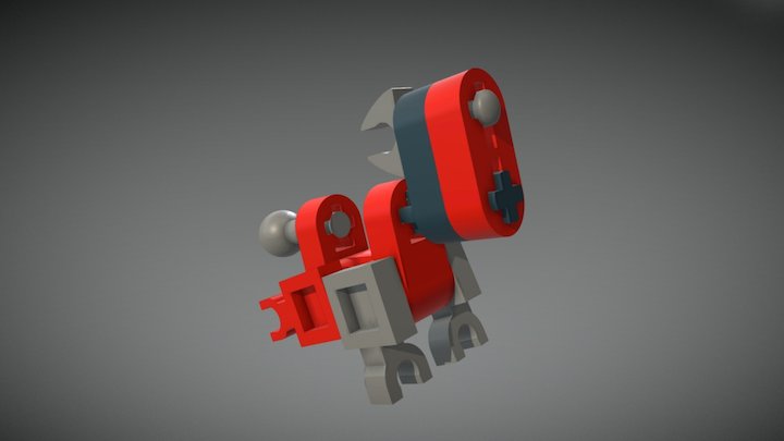 LEGO mini robo dog 3D Model