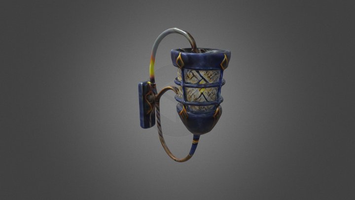 Wall torch 3D Model