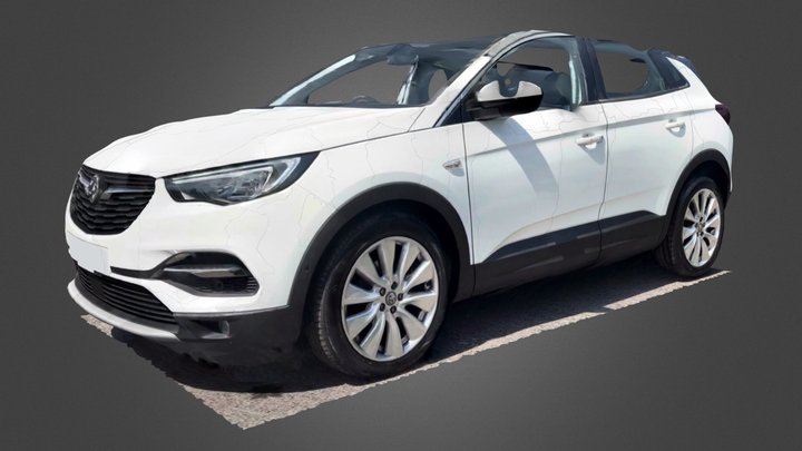 3D Scanned Vauxhall Grandland X (2017) [Free] 3D Model