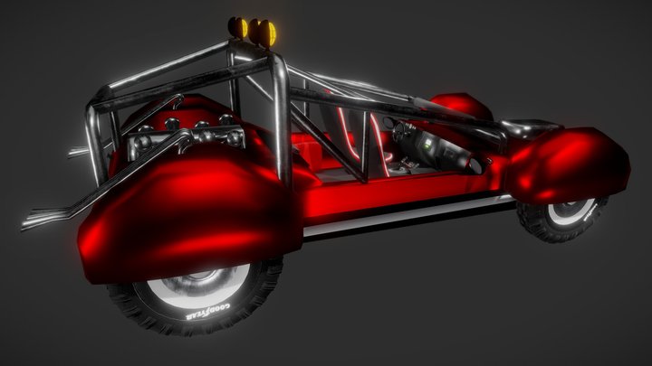 Dune buggy (Modelling Challenge) 3D Model